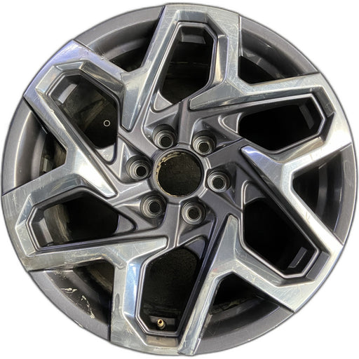 20" SIERRA 1500 PICKUP 22 20x9, , twisted spoke, Original OEM Wheel Rim - Front View