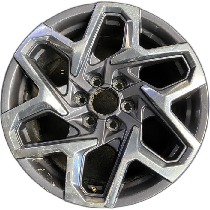 20" SIERRA 1500 PICKUP 22 20x9, , twisted spoke, Original OEM Wheel Rim - Front View