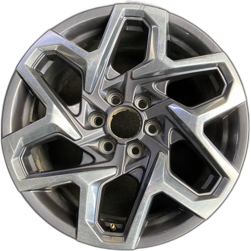 20" SIERRA 1500 PICKUP 22 20x9, , twisted spoke, Original OEM Wheel Rim - Front View