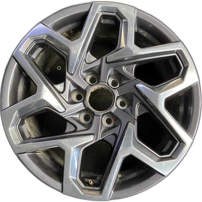 20" SIERRA 1500 PICKUP 22 20x9, , twisted spoke, Original OEM Wheel Rim - Front View