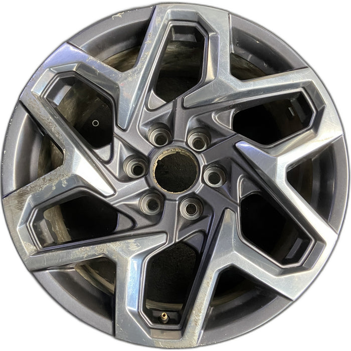 20" SIERRA 1500 PICKUP 22 20x9, , twisted spoke, Original OEM Wheel Rim - Front View