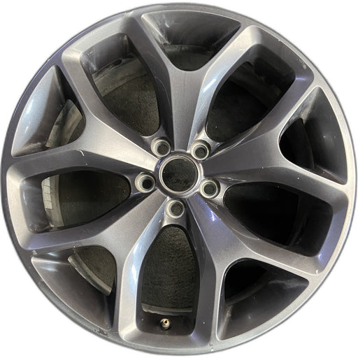 20" CHALLENGER 15-17 20x8 , 5 Y spoke, polished with silver pockets Original - Front View