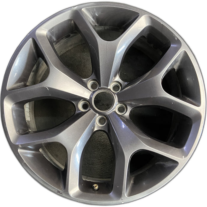 20" CHALLENGER 15-17 20x8 , 5 Y spoke, polished with silver pockets Original - Front View