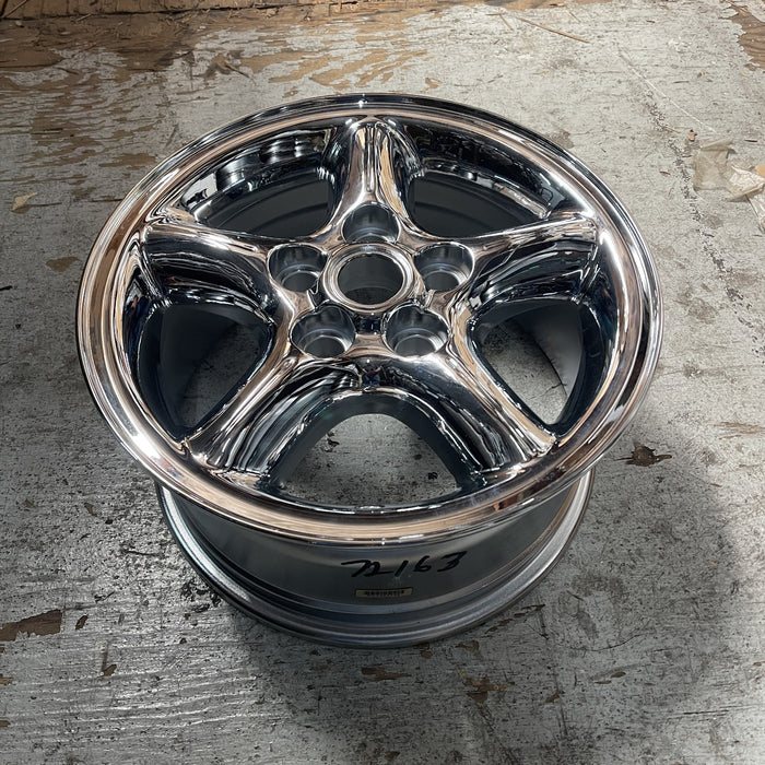 16" LAND ROVER 02 , alloy , 16x8 , 5 grooved spokes Original OEM Wheel Rim - View 7