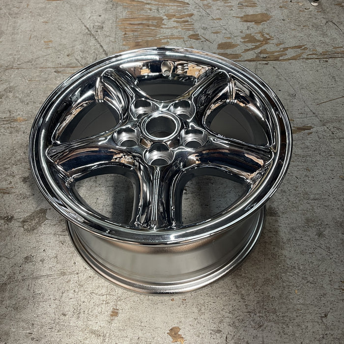 16" LAND ROVER 02 , alloy , 16x8 , 5 grooved spokes Original OEM Wheel Rim - View 8