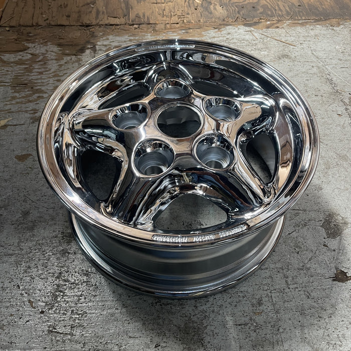 16" LAND ROVER 94-97 alloy , Defender 90 , 5 round spokes Original OEM Wheel Rim - View 7