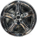 18" LAND ROVER 00-02 , alloy , 18x8, 5 fluted spokes Original OEM Wheel Rim - Front View