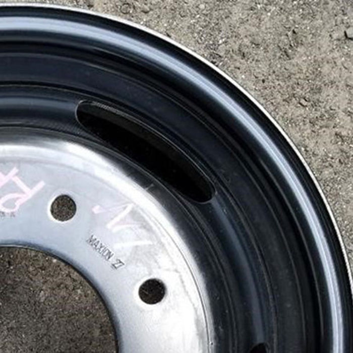 17" DODGE 3500 PICKUP 19-24 Chassis Cab, DRW, , steel Original OEM Wheel Rim - - Close-Up Detail