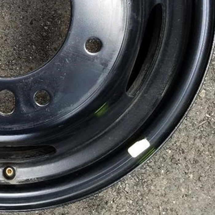 17" DODGE 3500 PICKUP 19-24 Chassis Cab, DRW, , steel Original OEM Wheel Rim - - Back View