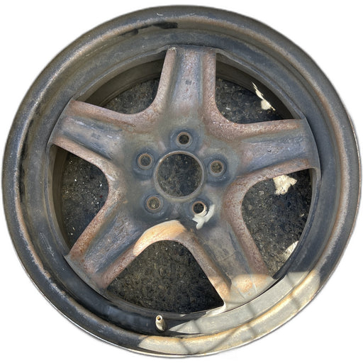 17" AURA 07-10 17x7, steel Original OEM Wheel Rim - Front View