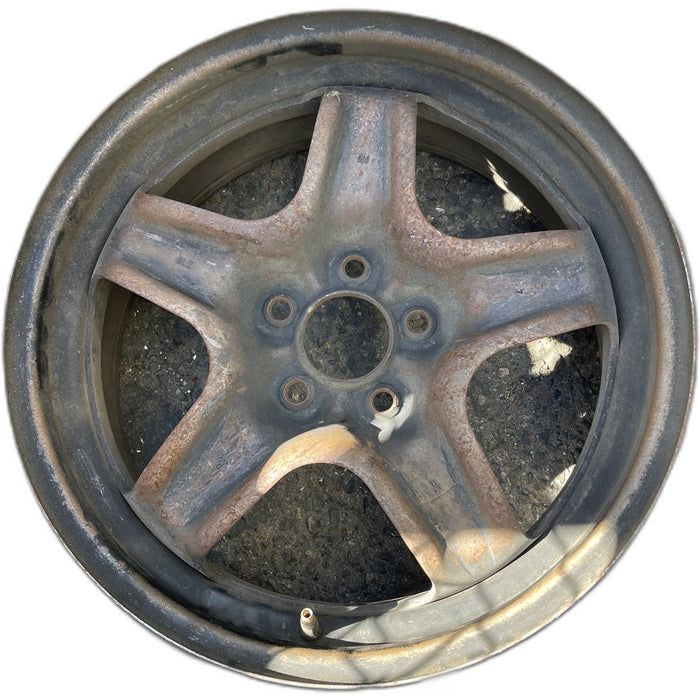 17" AURA 07-10 17x7, steel Original OEM Wheel Rim - Front View