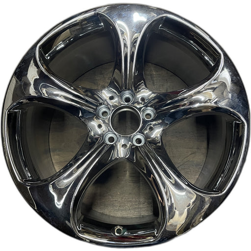 20" MERCEDES S-CLASS 14 222 Type; S550, 20x9.5, 5 spoke Original OEM Wheel Rim - Front View