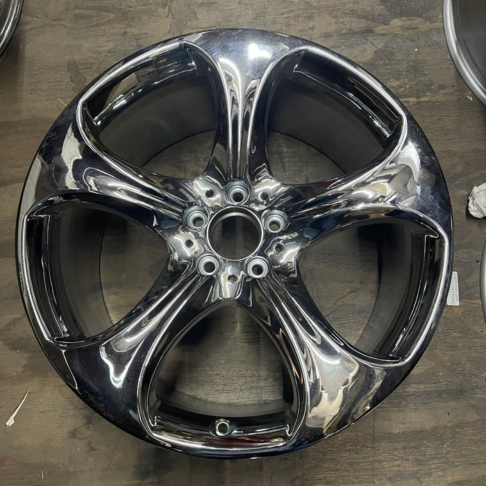 20" MERCEDES S-CLASS 14 222 Type; S550, 20x9.5, 5 spoke Original OEM Wheel Rim - Additional View