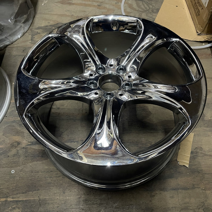 20" MERCEDES S-CLASS 14 222 Type; S550, 20x9.5, 5 spoke Original OEM Wheel Rim - View 8