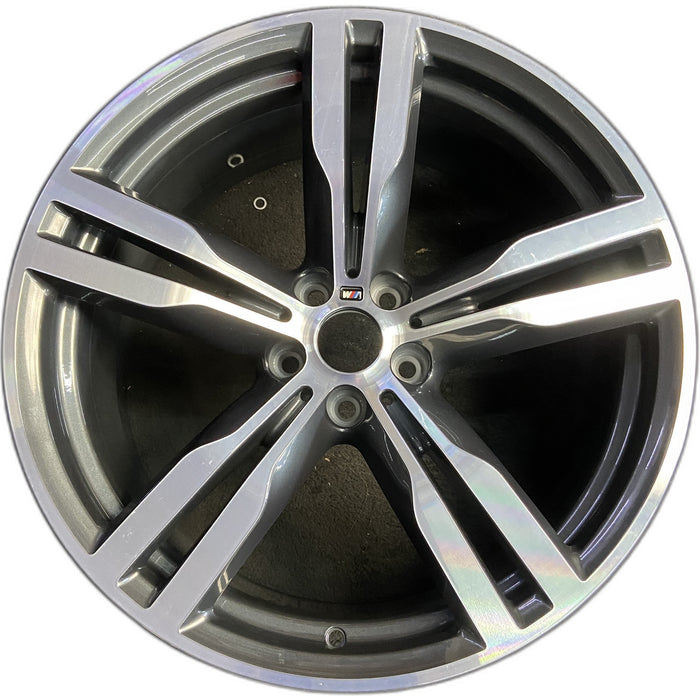 20" 640i GT 18-19 20x8.5, 5 spoke, double spoke Original OEM Wheel Rim - Front View
