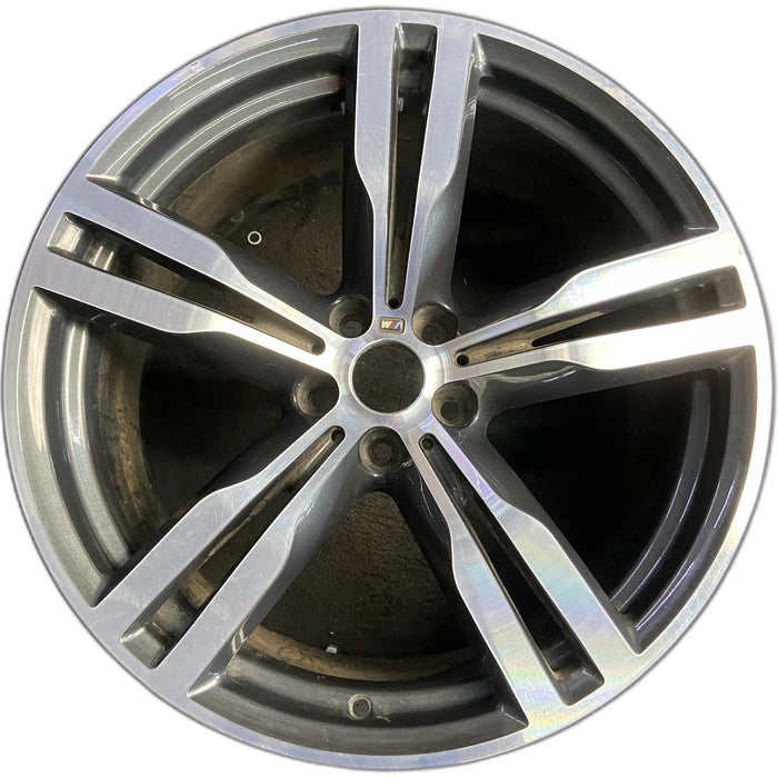 20" 640i GT 19 20x10, 5 spoke, double spoke Original OEM Wheel Rim - Front View