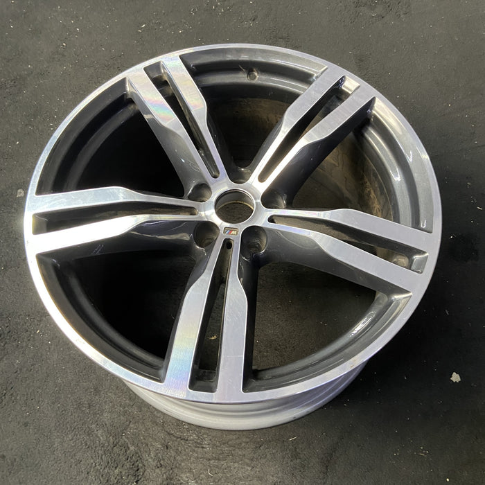 20" 640i GT 19 20x10, 5 spoke, double spoke Original OEM Wheel Rim - View 8