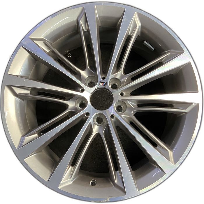 20" BMW 528i 11-16 20x8.5 , 10 spoke, split spoke, ferric gray Original OEM - Front View