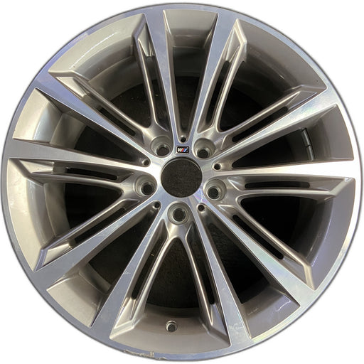 20" BMW 528i 11-16 20x8.5 , 10 spoke, split spoke, ferric gray Original OEM - Front View