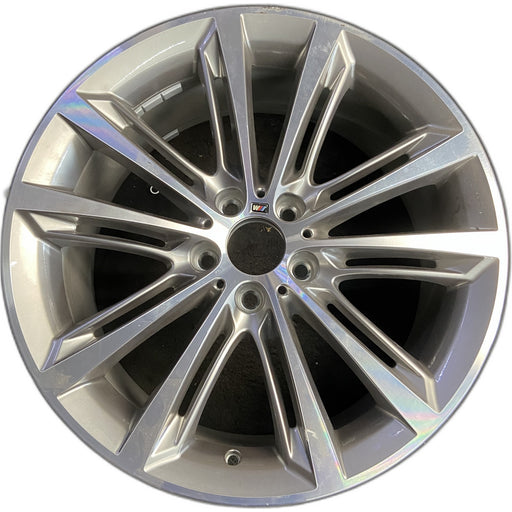 20" BMW 528i 11-16 20x9 , 10 spoke, split spoke, ferric gray Original OEM Wheel - Front View