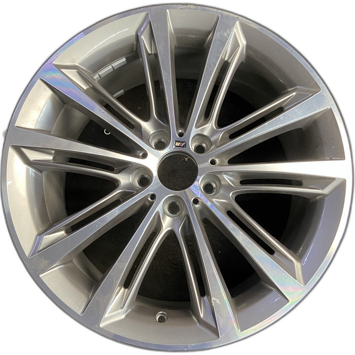 20" BMW 528i 11-16 20x9 , 10 spoke, split spoke, ferric gray Original OEM Wheel - Front View
