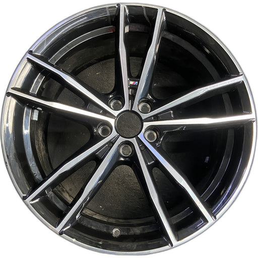 19" BMW 230i 22 19x8.5, , double spoke Original OEM Wheel Rim - Front View