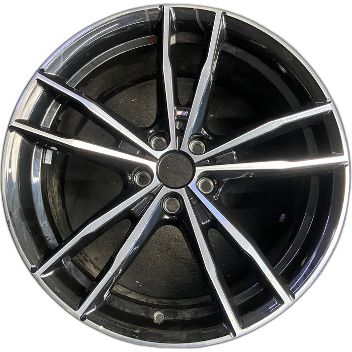 19" BMW 230i 22 19x8.5, , double spoke Original OEM Wheel Rim - Front View