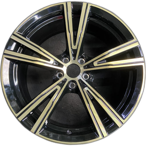 19" BMW 330e 21-24 19x8, , V spoke Original OEM Wheel Rim - Front View