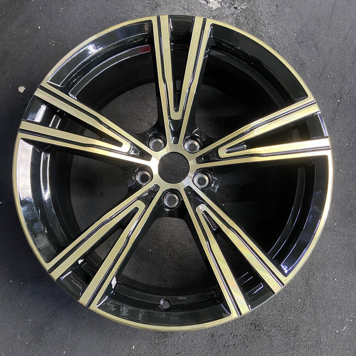 19" BMW 330e 21-24 19x8, , V spoke Original OEM Wheel Rim - Additional View