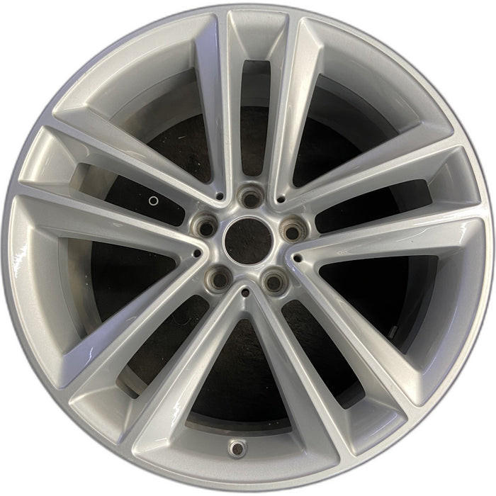 19" BMW 740i 16 19x8.5 , 5 spoke, V spoke, Original OEM Wheel Rim - Front View