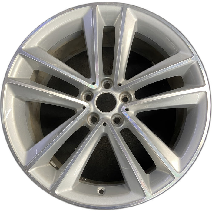 19" BMW 740i 16 19x8.5 , 5 spoke, V spoke, Original OEM Wheel Rim - Front View