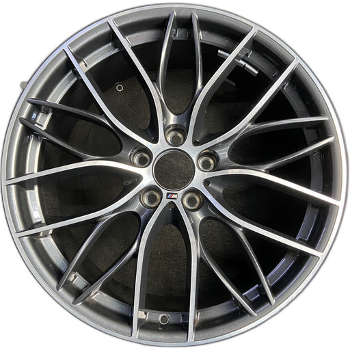 20" BMW 320i 12-13 , 20x8 , 10 Y spoke Original OEM Wheel Rim - Front View