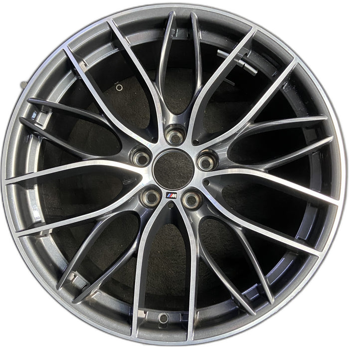 20" BMW 320i 12-13 , 20x8 , 10 Y spoke Original OEM Wheel Rim - Front View