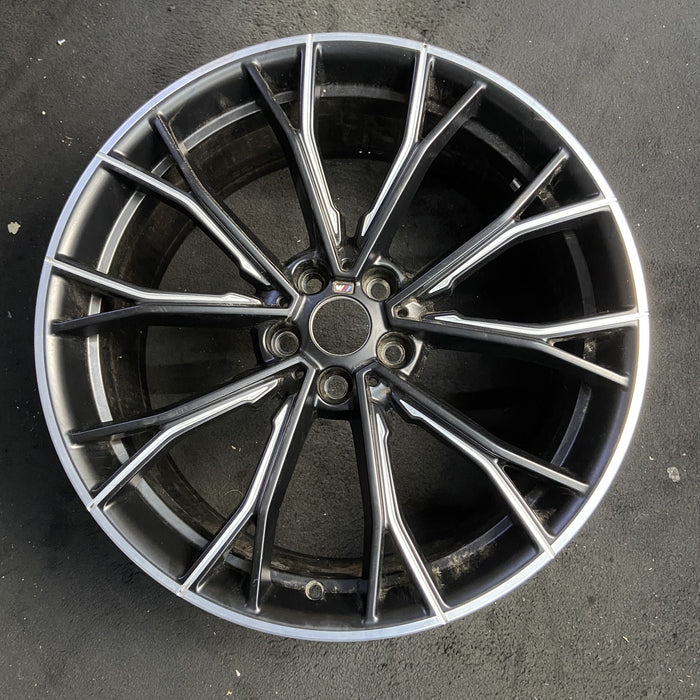 20" 530e 18-20 20x9, 20 spoke, matte black Original OEM Wheel Rim - Additional View