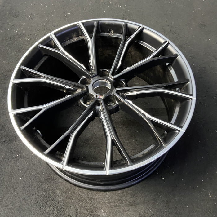 20" 530e 18-20 20x9, 20 spoke, matte black Original OEM Wheel Rim - View 8