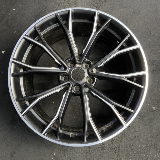 20" 530e 18-20 20x9, 20 spoke, matte black Original OEM Wheel Rim - Additional View
