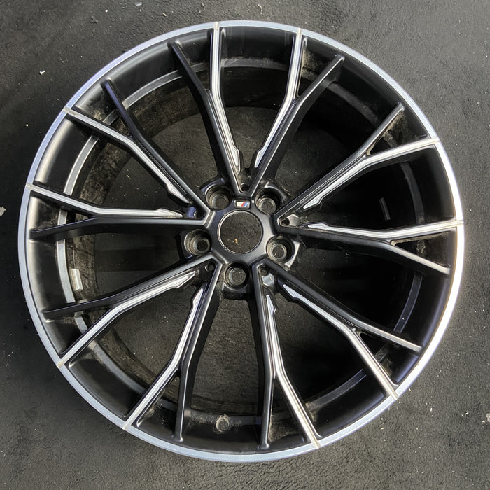 20" 530e 18-20 20x8, 20 spoke, matte black Original OEM Wheel Rim - Additional View