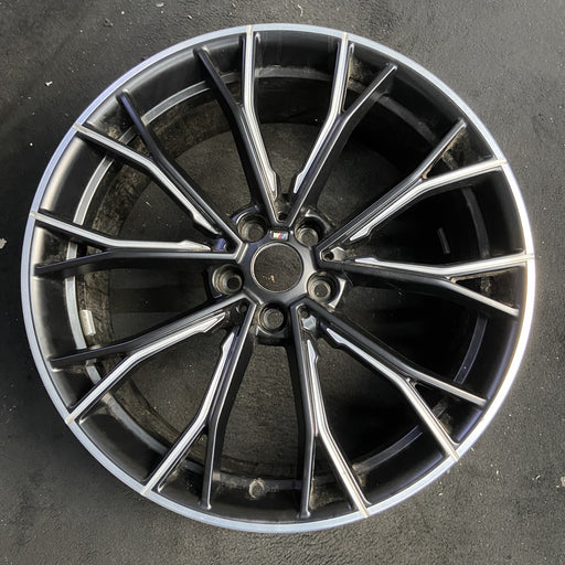20" 530e 18-20 20x8, 20 spoke, matte black Original OEM Wheel Rim - Additional View