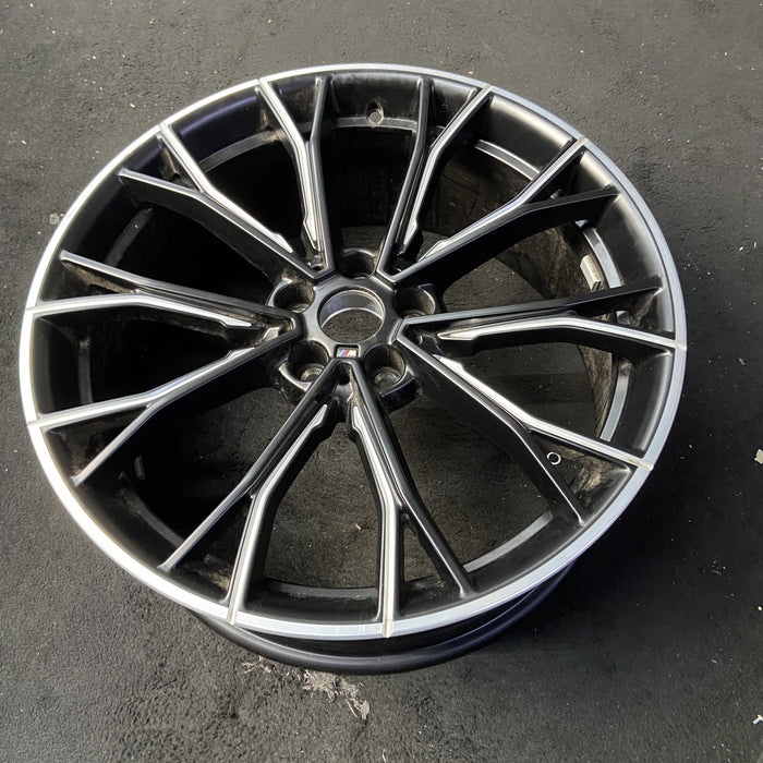 20" 530e 18-20 20x8, 20 spoke, matte black Original OEM Wheel Rim - View 8