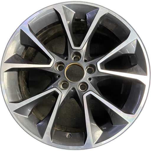 19" BMW X5 14-18 19x9 , 5 spoke, V spoke, narrow spoke Original OEM Wheel Rim - Front View