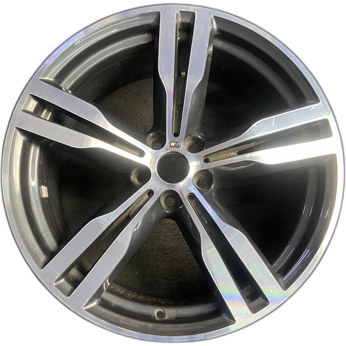 20" 640i GT 18-19 20x8.5, 5 spoke, double spoke Original OEM Wheel Rim - Front View