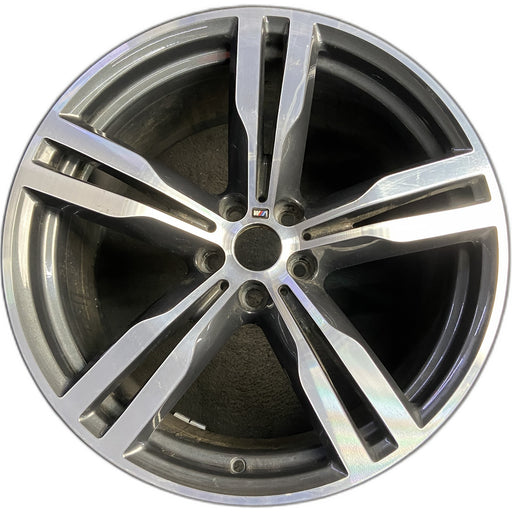 20" 640i GT 19 20x10, 5 spoke, double spoke Original OEM Wheel Rim - Front View