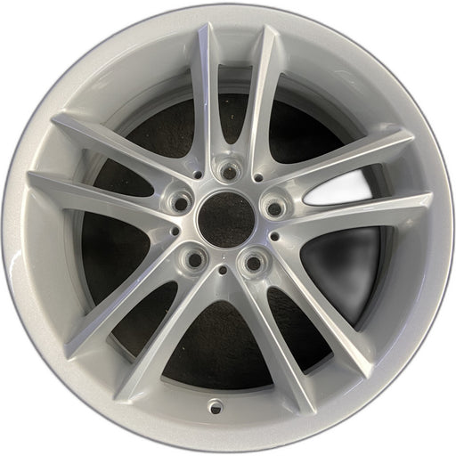 18" BMW 128i 08-13 18x7.5 , 5 spoke, open spoke, straight spoke, peaked edge, - Front View