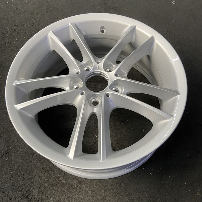18" BMW 128i 08-13 18x7.5 , 5 spoke, open spoke, straight spoke, peaked edge, - View 8