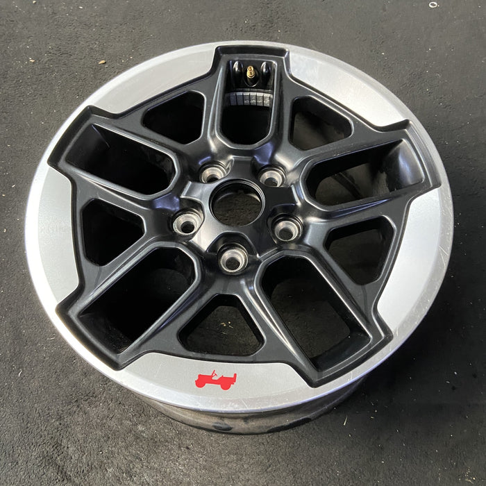 17" WRANGLER 18 VIN X , 17x7.5, , aluminum, U spoke Original OEM Wheel Rim - View 8