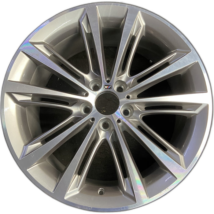 20" BMW 528i 11-16 20x9 , 10 spoke, split spoke, ferric gray Original OEM Wheel - Front View