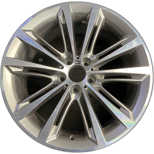 20" BMW 528i 11-16 20x8.5 , 10 spoke, split spoke, ferric gray Original OEM - Front View