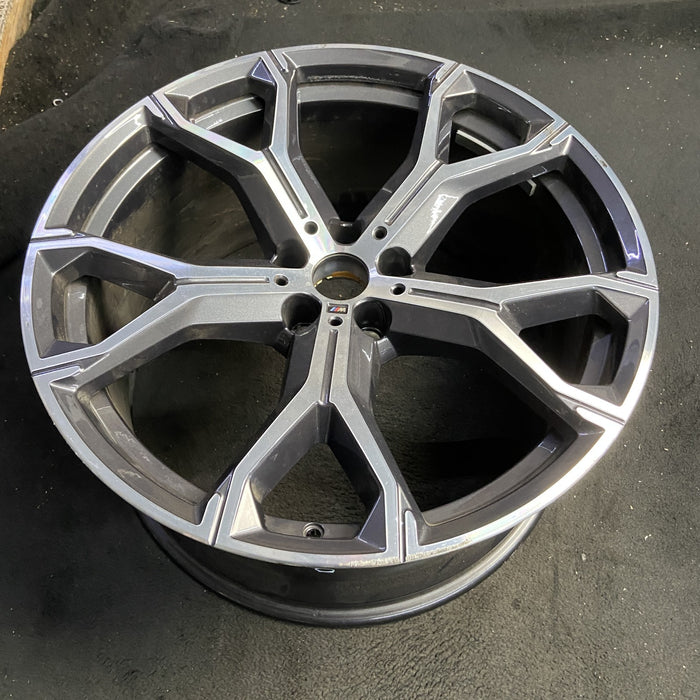 21" BMW X5 19-20 21x10.5, , , narrow spoke end Original OEM Wheel Rim - View 7