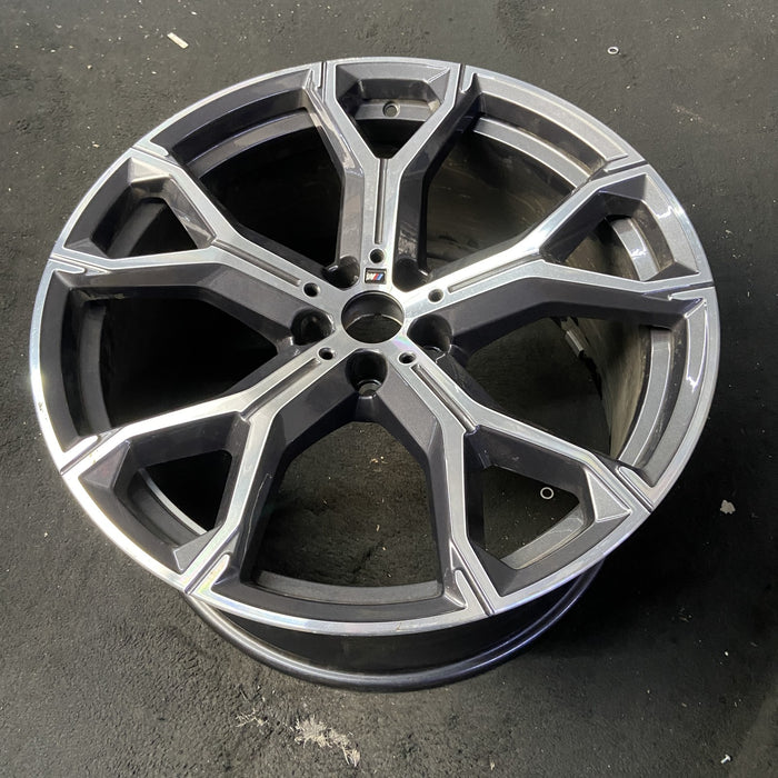 21" BMW X5 19-20 21x10.5, , , narrow spoke end Original OEM Wheel Rim - View 8
