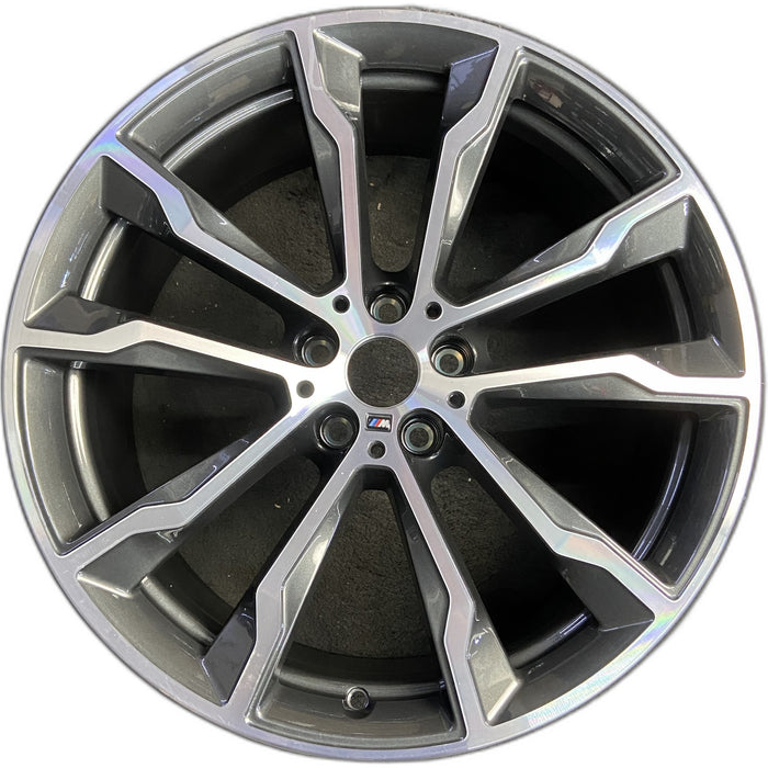 20" BMW X3 18-20 20x8 , 5 spoke, Y spoke design Original OEM Wheel Rim - Front View